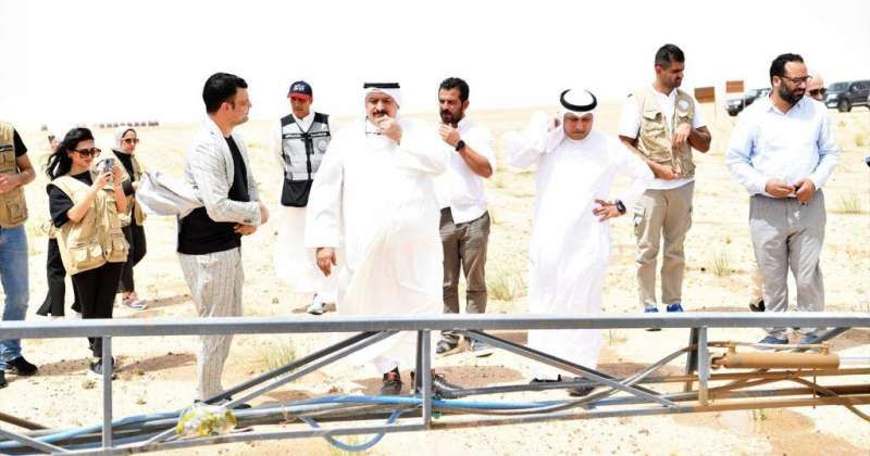 العوضي تفقد محمية وادي الباطن