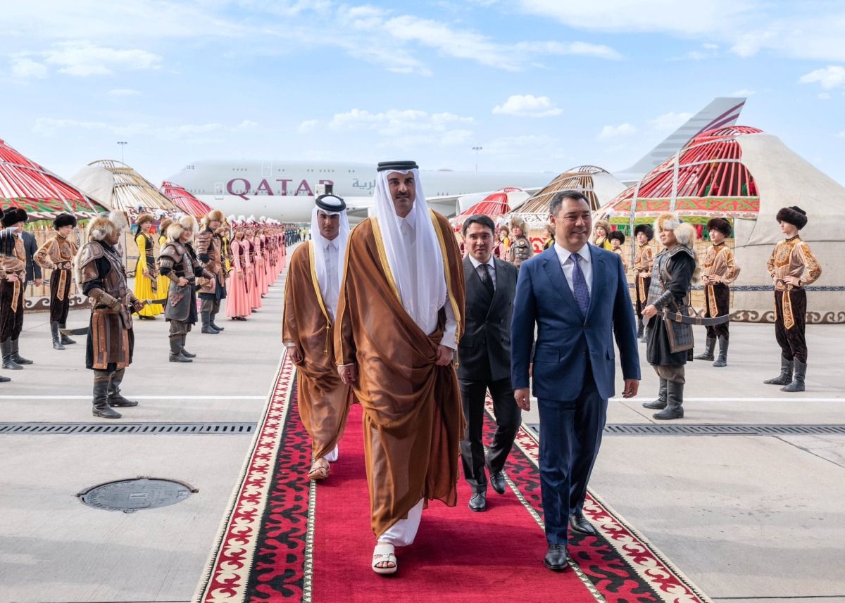 سمو الأمير يصل العاصمة بيشكيك