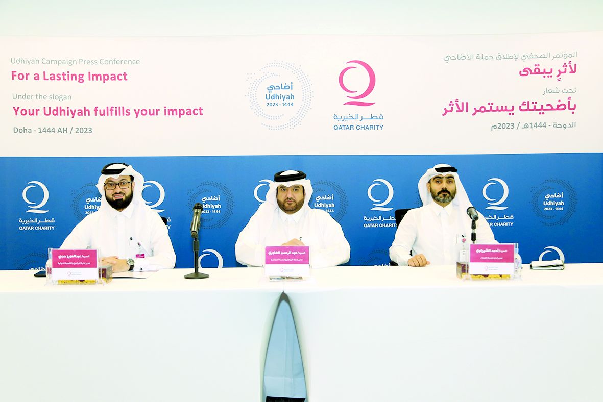 قطر الخيرية تطلق حملة الأضاحي لعام 1444هـ