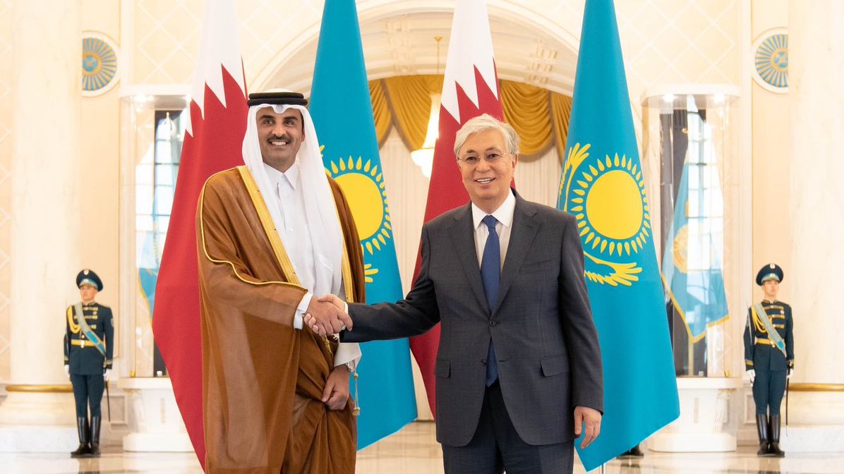 سمو الأمير يؤكد أن المباحثات التي أجراها مع الرئيس الكازاخستاني تهدف لتعزيز علاقات التعاون بين البلدين الصديقين