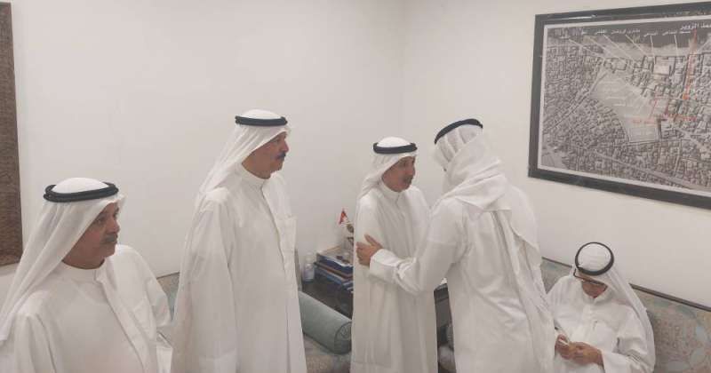 مهلهل المضف استقبل المهنئين بفوزه