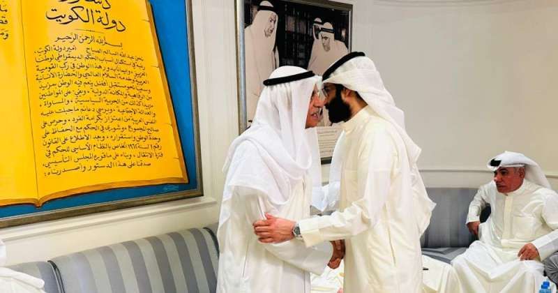 السعدون استقبل المهنئين بفوزه في الانتخابات