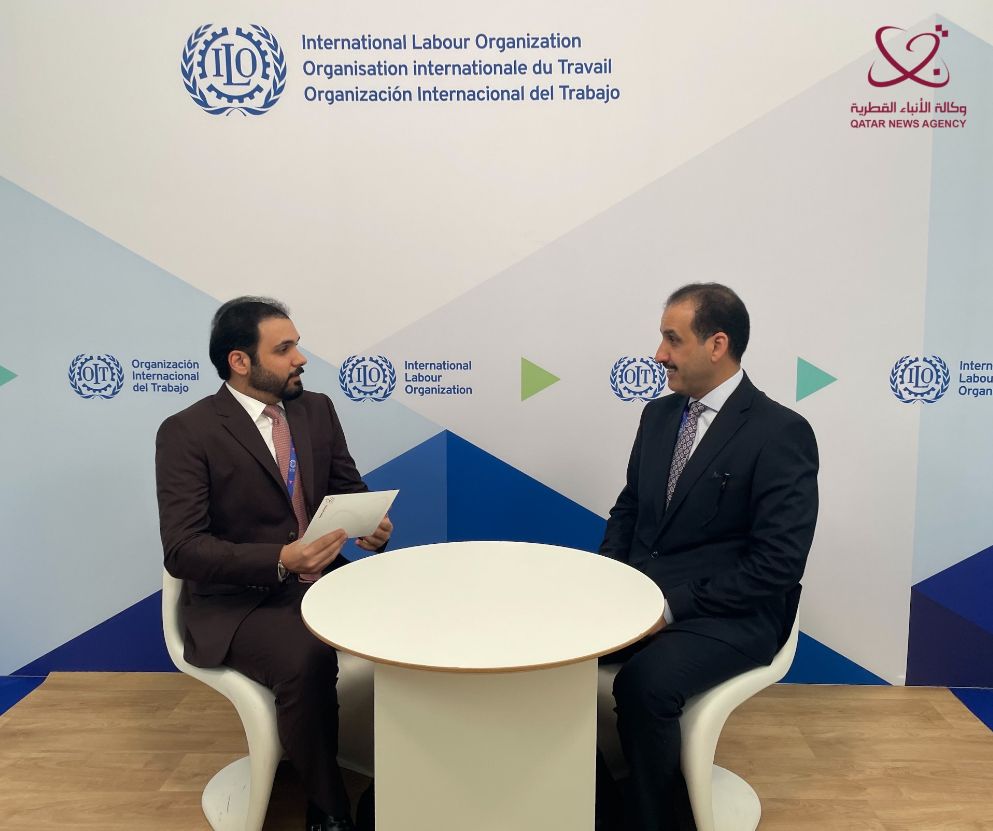 مدير عام منظمة العمل العربية: رئاسة قطر لمؤتمر العمل الدولي يؤكد ثقة المجتمع الدولي بما حققته من إنجازات مهمة