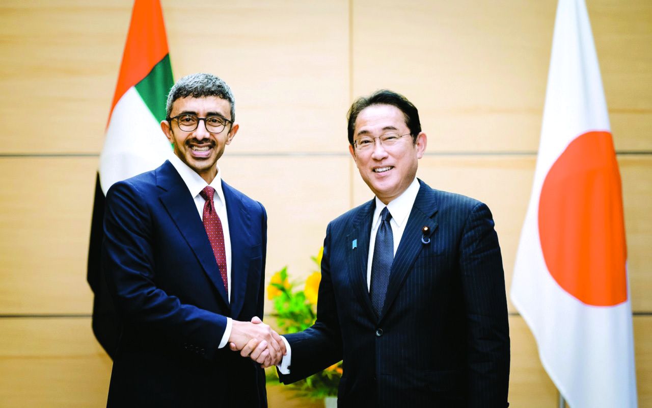 عبدالله بن زايد: الإمارات واليابان نموذج رائد للتعاون الاستراتيجي