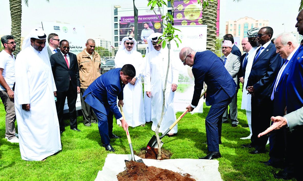 سفراء الاتحاد الأوروبي يشاركون في زراعة «10 ملايين شجرة»