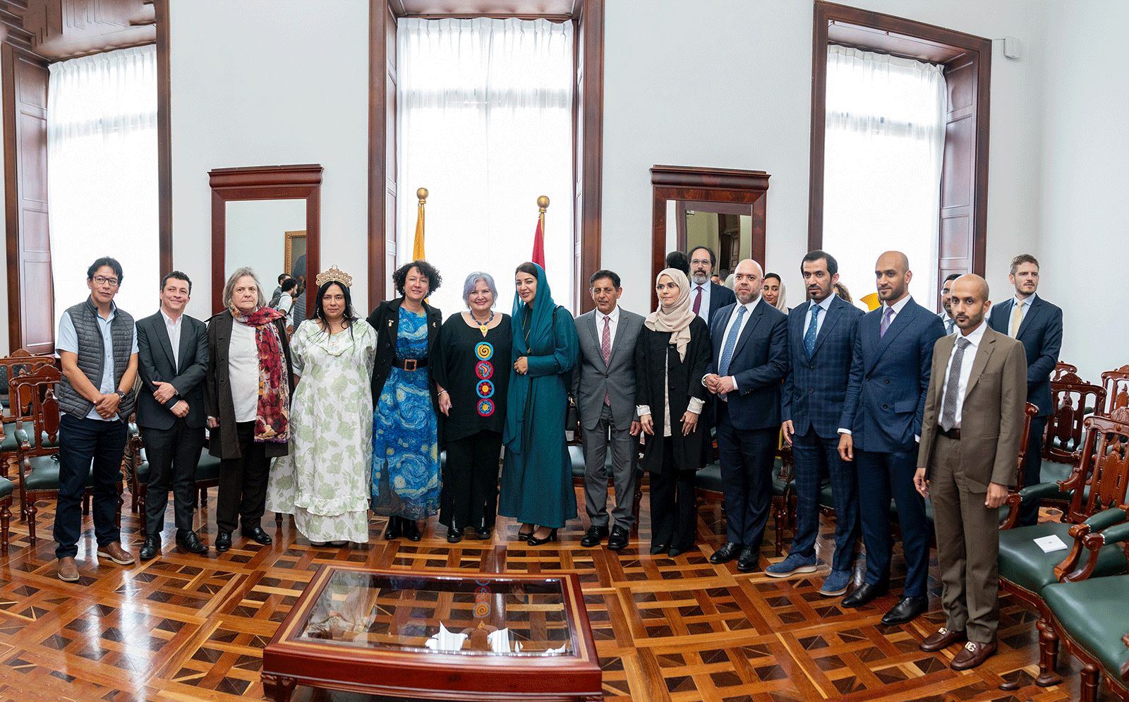 ريم الهاشمي تبدأ جولة في أمريكا اللاتينية والكاريبي بزيارة كولومبيا