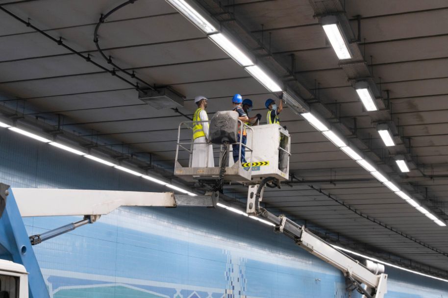 "طرق دبي" ترفع كفاءة إنارة أنفاق الطرق من خلال 14400 وحدة صديقة للبيئة