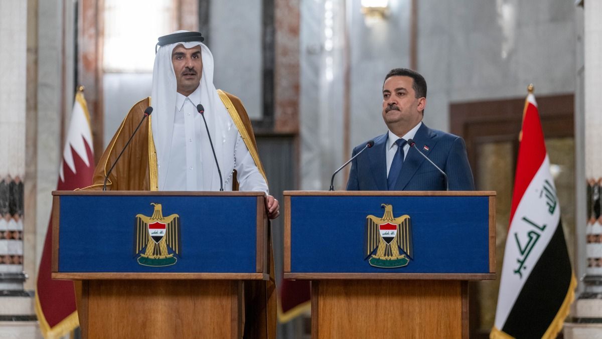 حضرة صاحب السمو يؤكد على عمق العلاقات الأخوية الوطيدة والتاريخية بين قطر والعراق