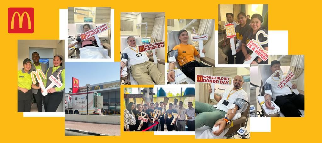 ماكدونالدز قطر تنظم حملة للتبرع بالدم للعملاء والموظفين