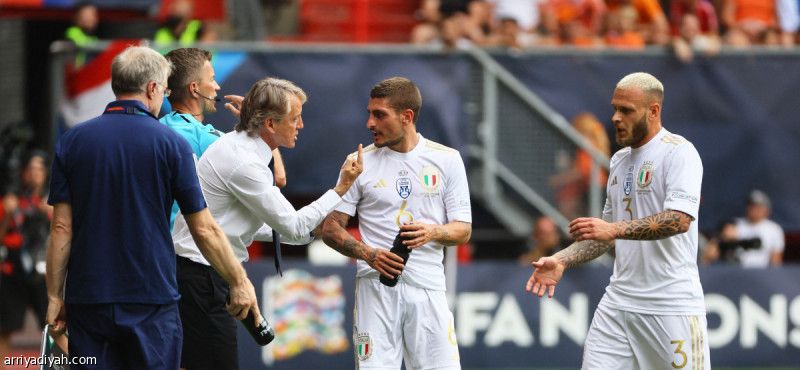 مانشيني: أداء لاعبي إيطاليا مقنع