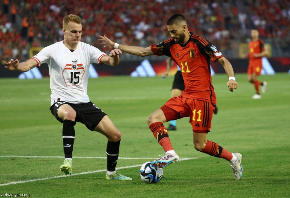 تصفيات أمم أوروبا.. بلجيكا تتعادل مع النمسا