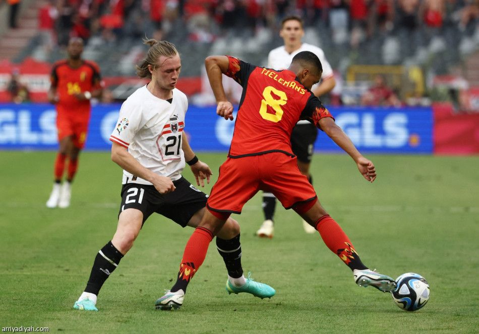 تصفيات أمم أوروبا.. بلجيكا تتعادل مع النمسا