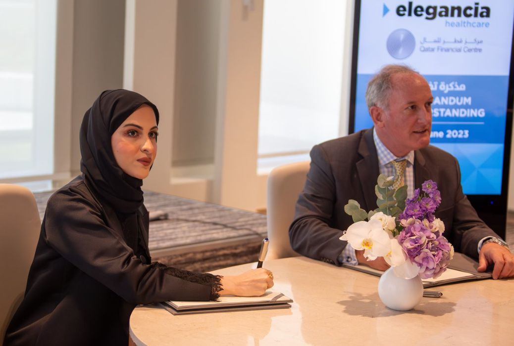 مركز قطر للمال يوقع مذكرة تفاهم مع شركة "إليغانسيا" لتعزيز الابتكار في قطاع الرعاية الصحية بقطر