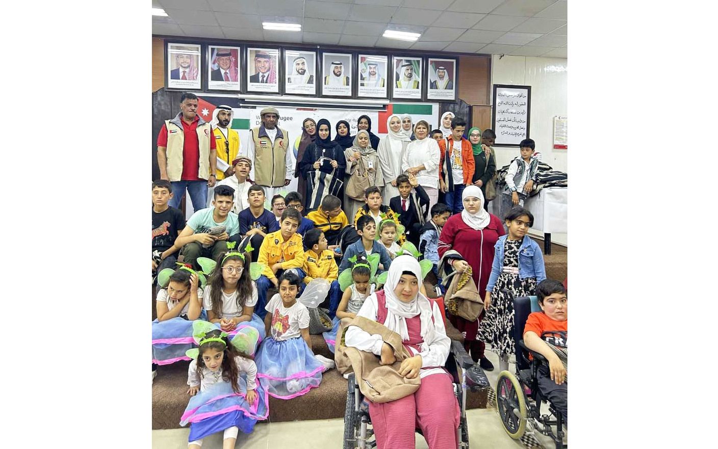 صندوق الشيخة فاطمة للمرأة اللاجئة يحتفل بالمناسبة في مخيم مريجيب الفهود بالأردن