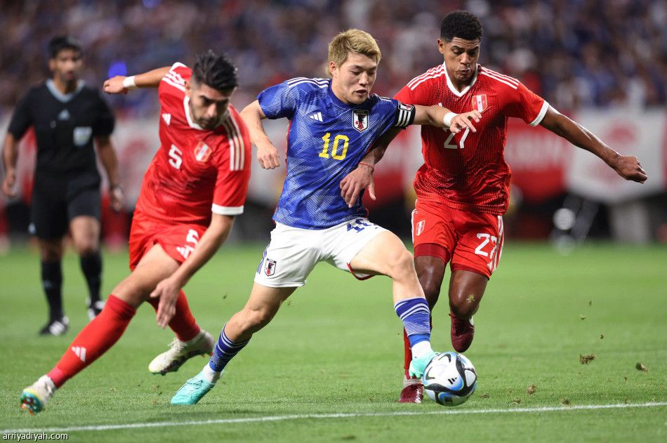 اليابان تقسو على بيرو برباعية