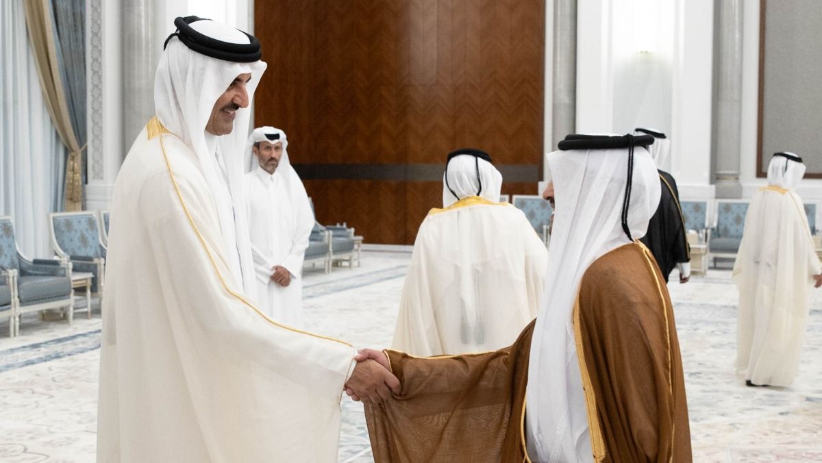 صاحب السمو يستقبل المهنئين بعيد الأضحى المبارك