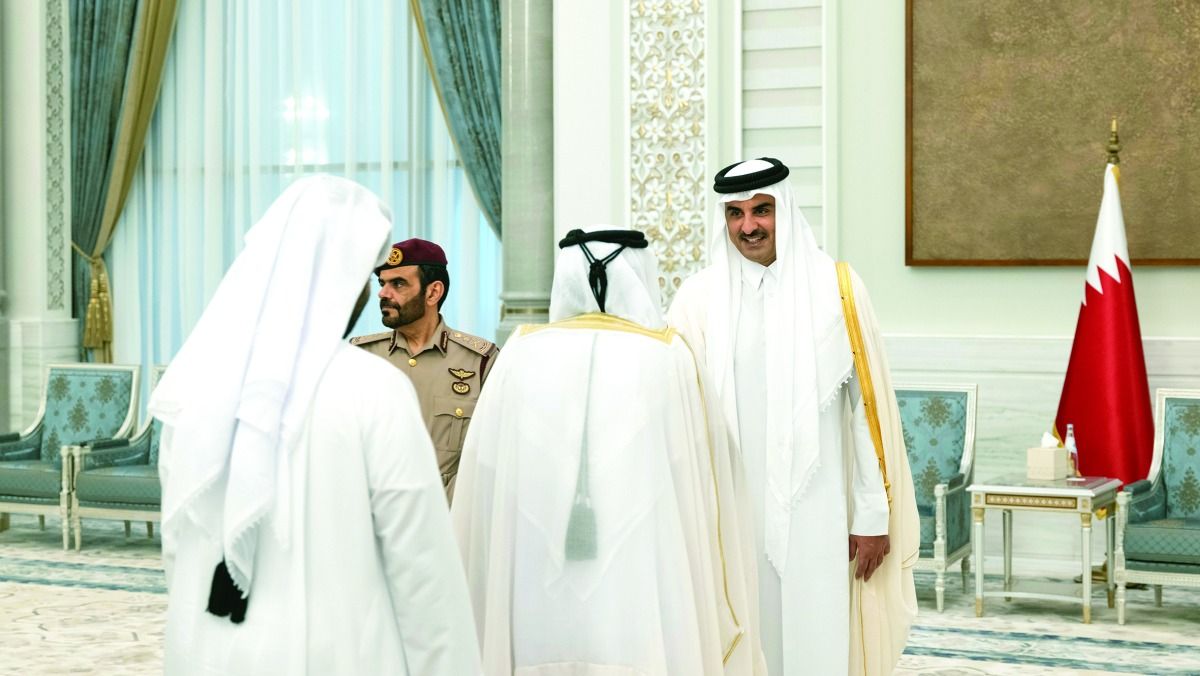 صاحب السمو يستقبل المهنئين بعيد الأضحى المبارك