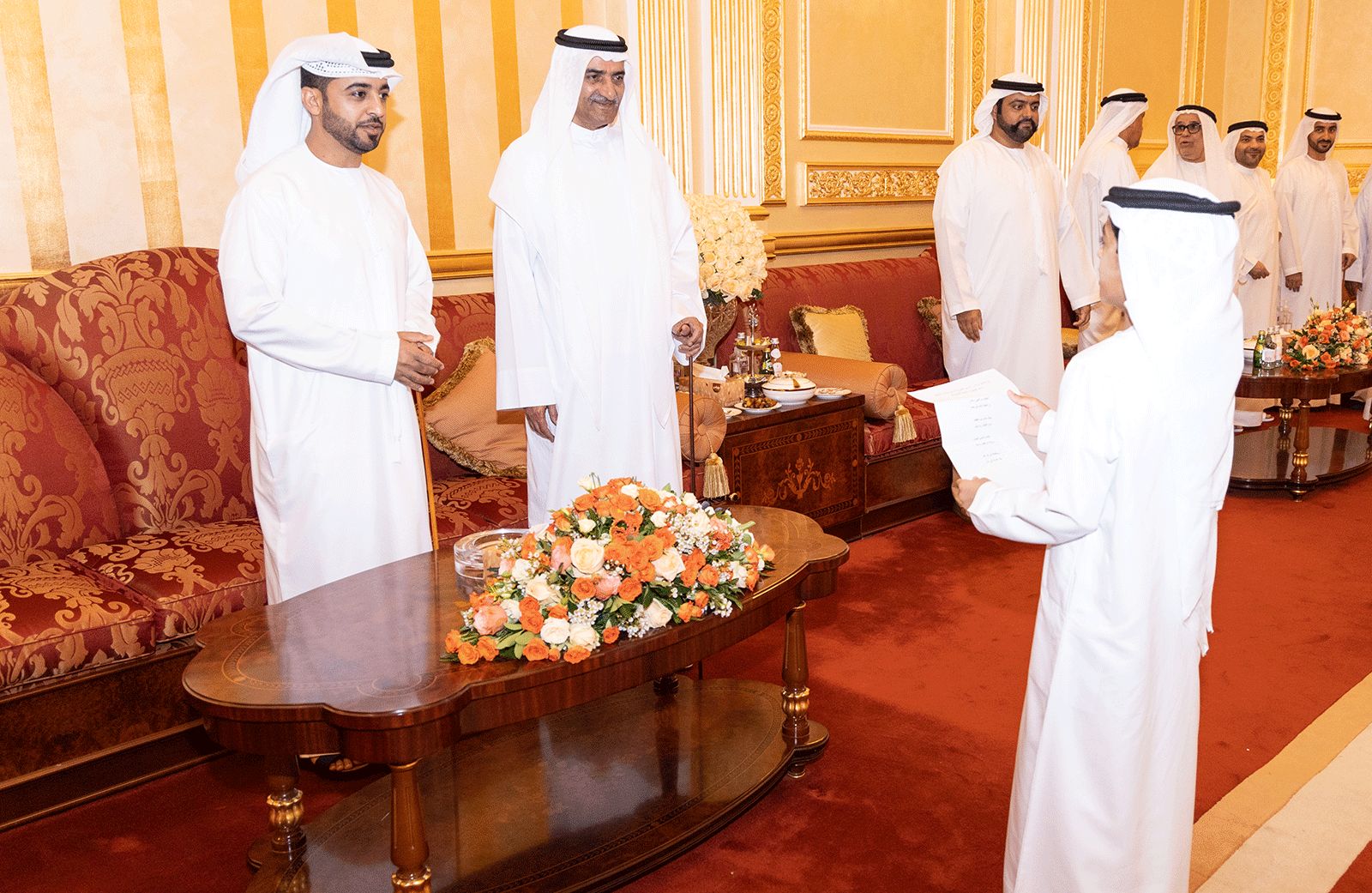 حمد الشرقي يواصل استقبال المهنئين بعيد الأضحى المبارك بحضور ولي عهد الفجيرة