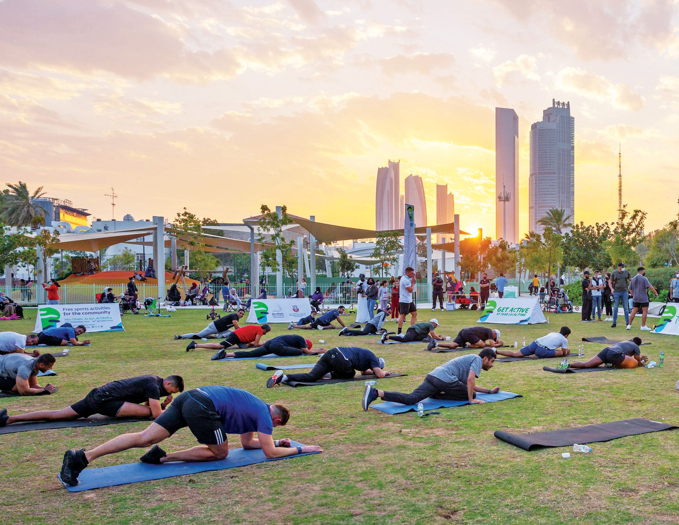 38 % من مجتمع أبوظبي ملتزمون بالنشاط البدني