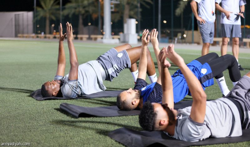 في تدريبات الطائي.. عسيري يظهر