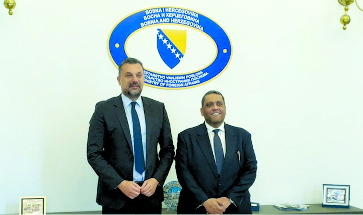 وزير خارجية البوسنة والهرسك يجتمع مع سفيرنا