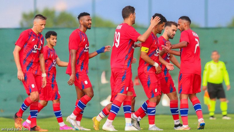 أبها يتعادل مع الكويت في التجربة الأولى