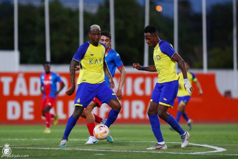 النصر يكسب التجربة الأولى بثنائية