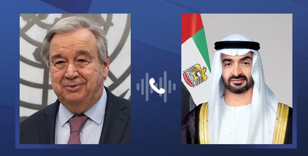 رئيس الدولة وغوتيريش يشددان على أهمية «مبادرة حبوب البحر الأسود»