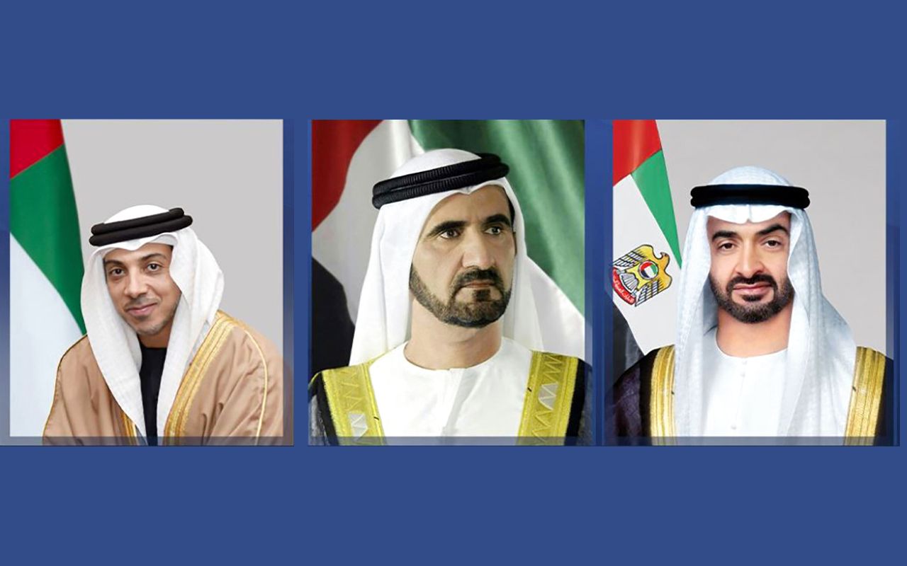 رئيس الدولة ونائباه والحكام يعزّون ملك البحرين بوفاة راشد بن صباح بن حمود
