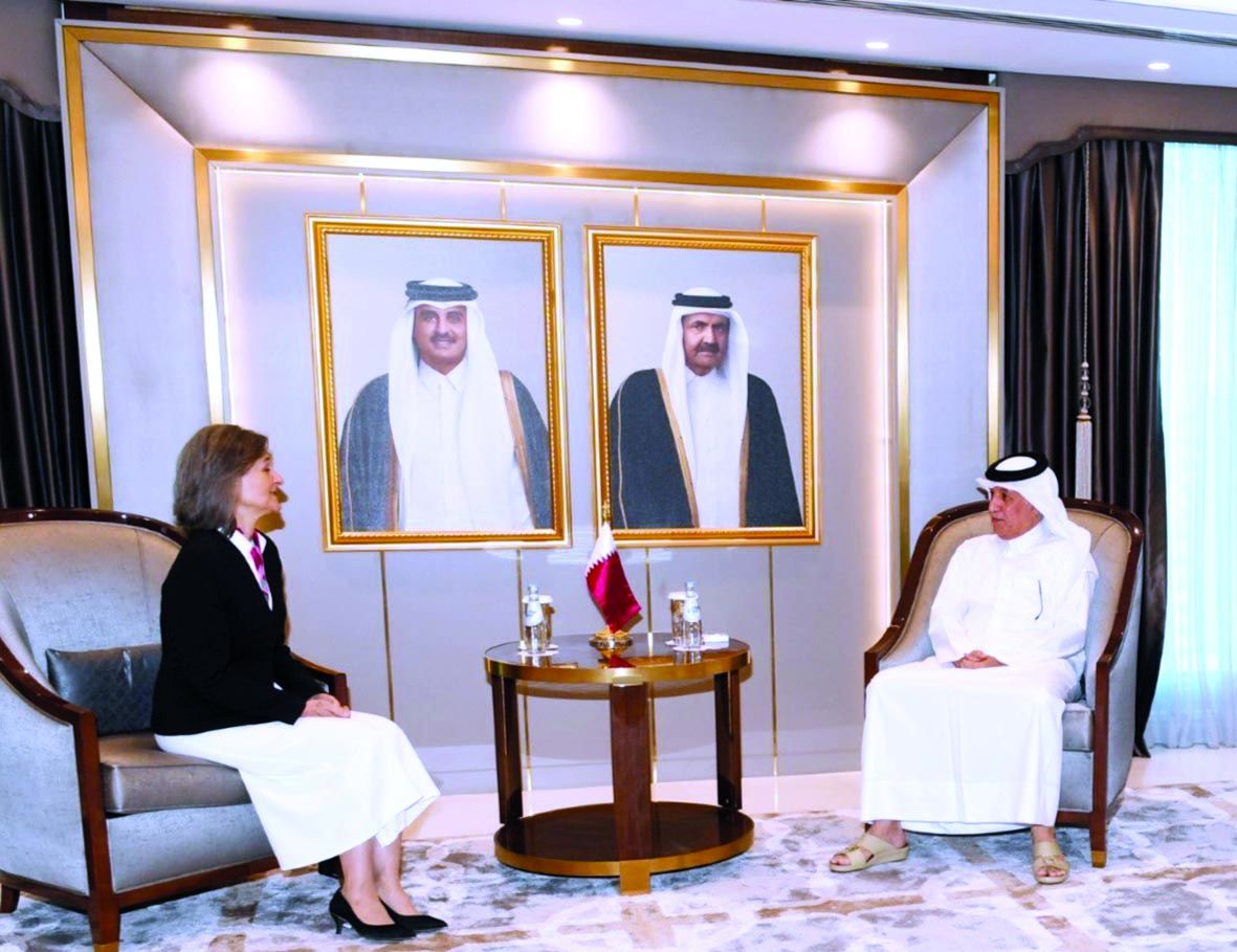 المريخي يودع سفيرة اليونان