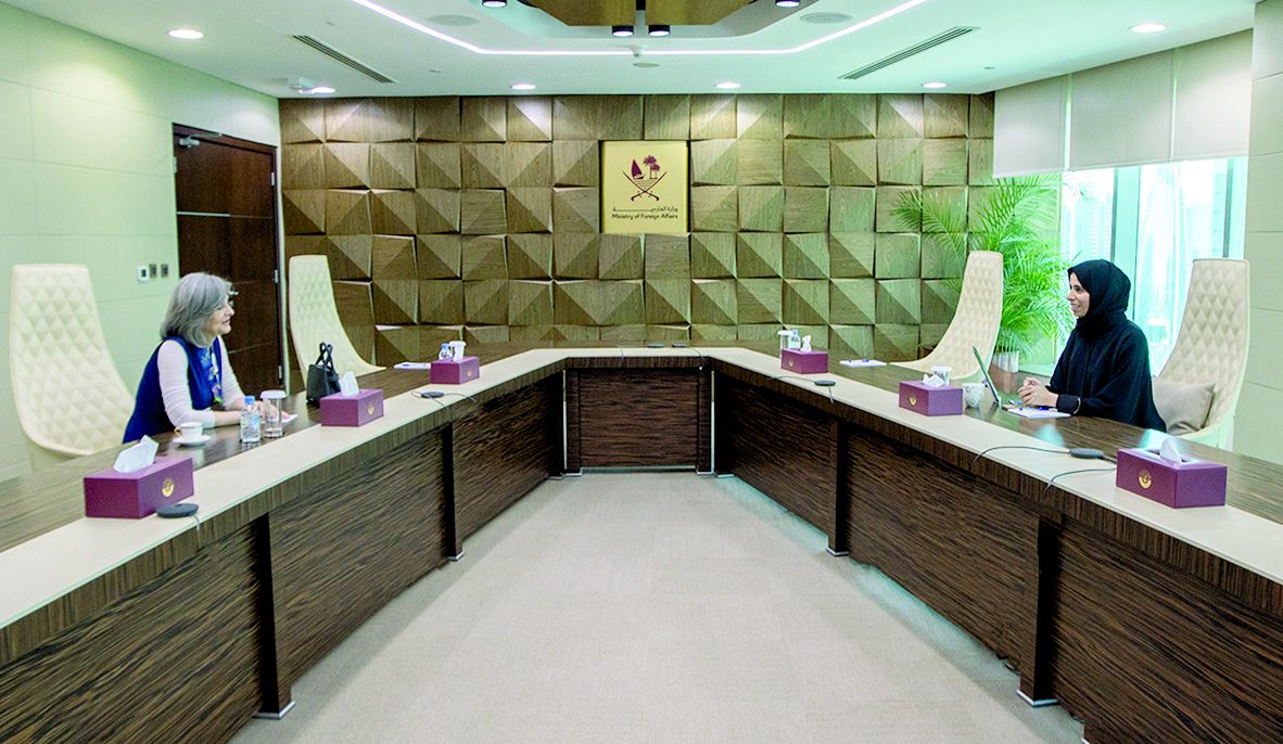 الخاطر تودّع سفيرة اليونان