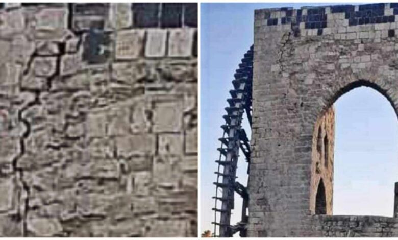 مصطفى الخاني يطلق تحذيراً من انهيار إحدى نواعير حماه!