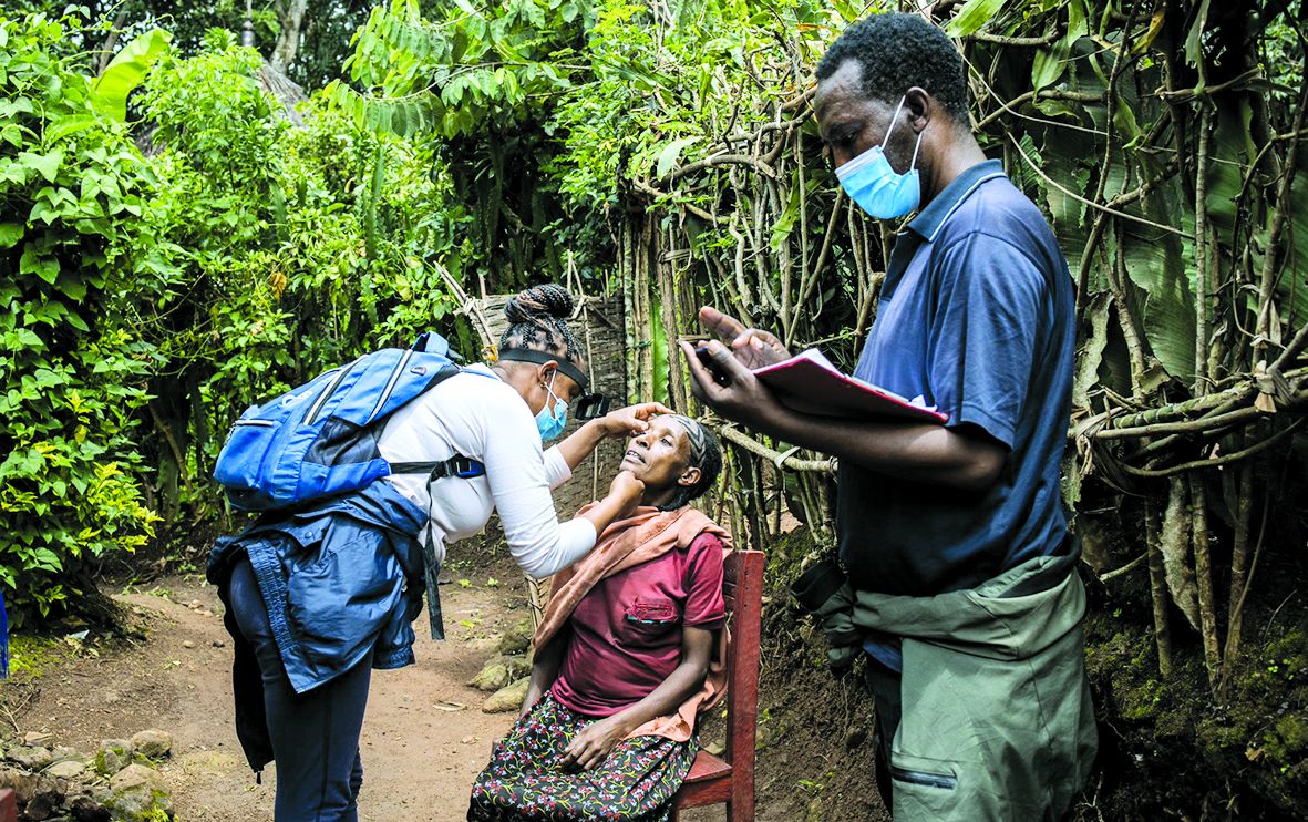 صندوق قطر يعالج المصابين بـ «التراخوما» في أثيوبيا
