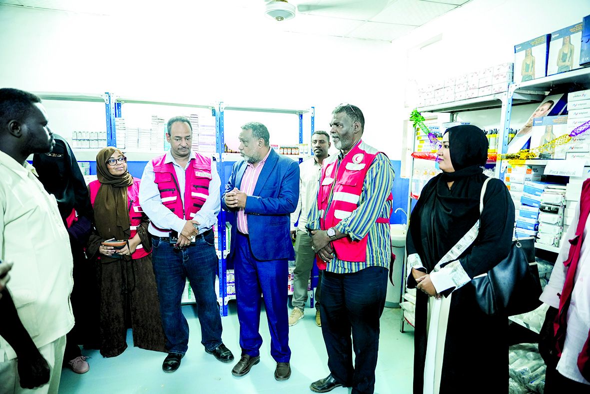 الهلال القطري يدعم القطاع الصحي في السودان