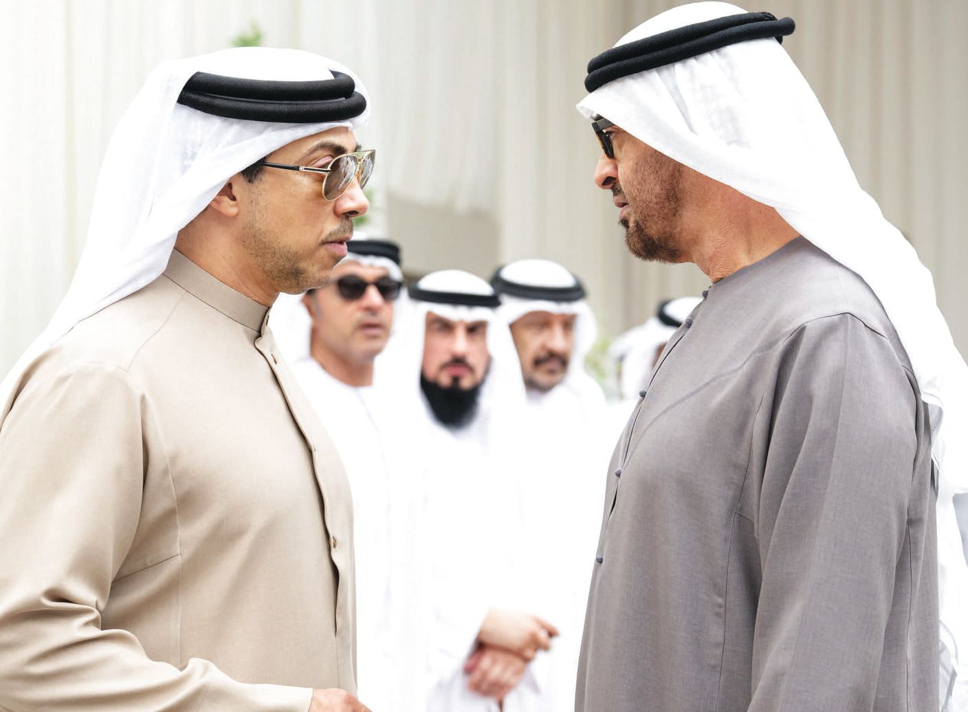 رئيس الدولة يتقبل التعازي في وفاة سعيد بن زايد