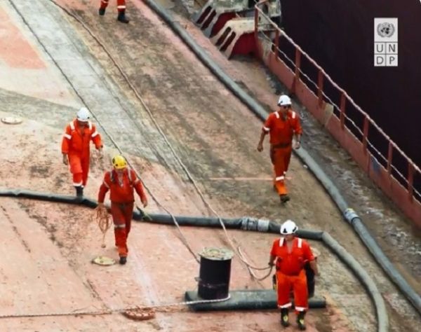 الأمم المتحدة تعلن نهاية المرحلة الأولى من عملية انقاذ "صافر"