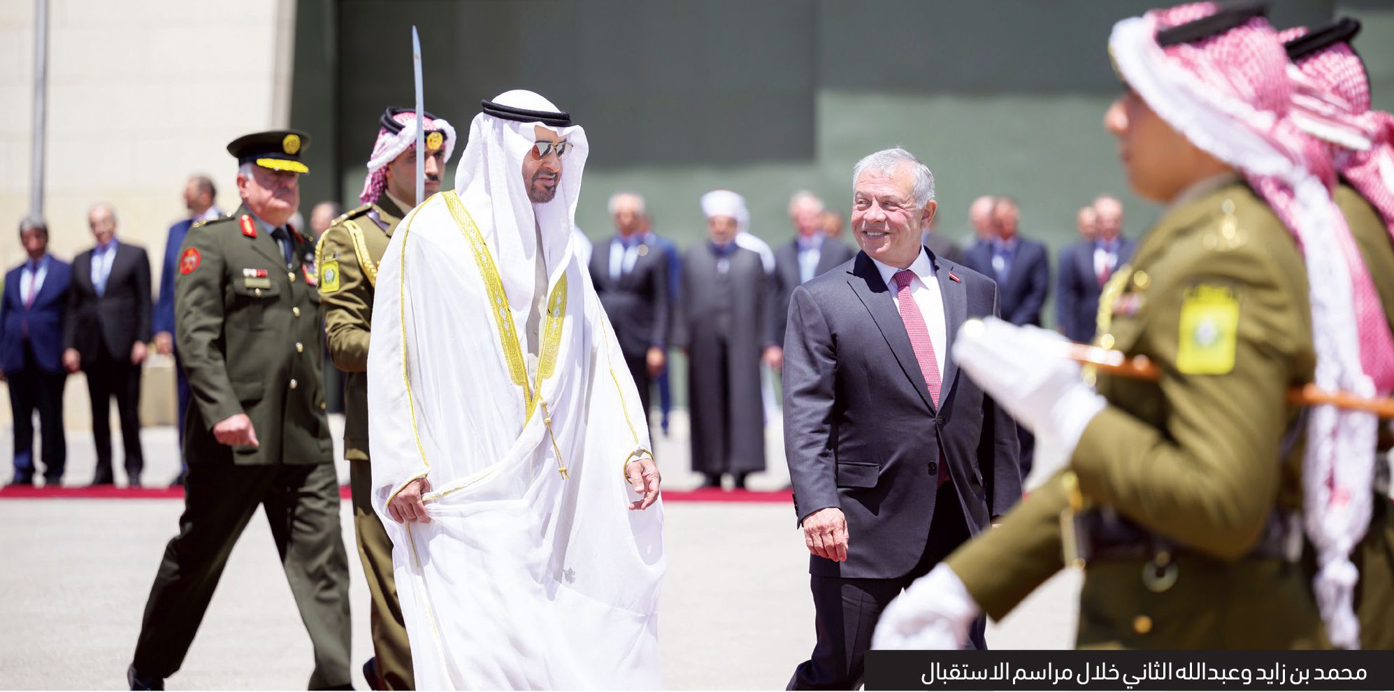 محمد بن زايد: الإمارات والأردن تجمعهما رؤى مشتركة لتحقيق التنمية المستدامة والسلام والازدهار