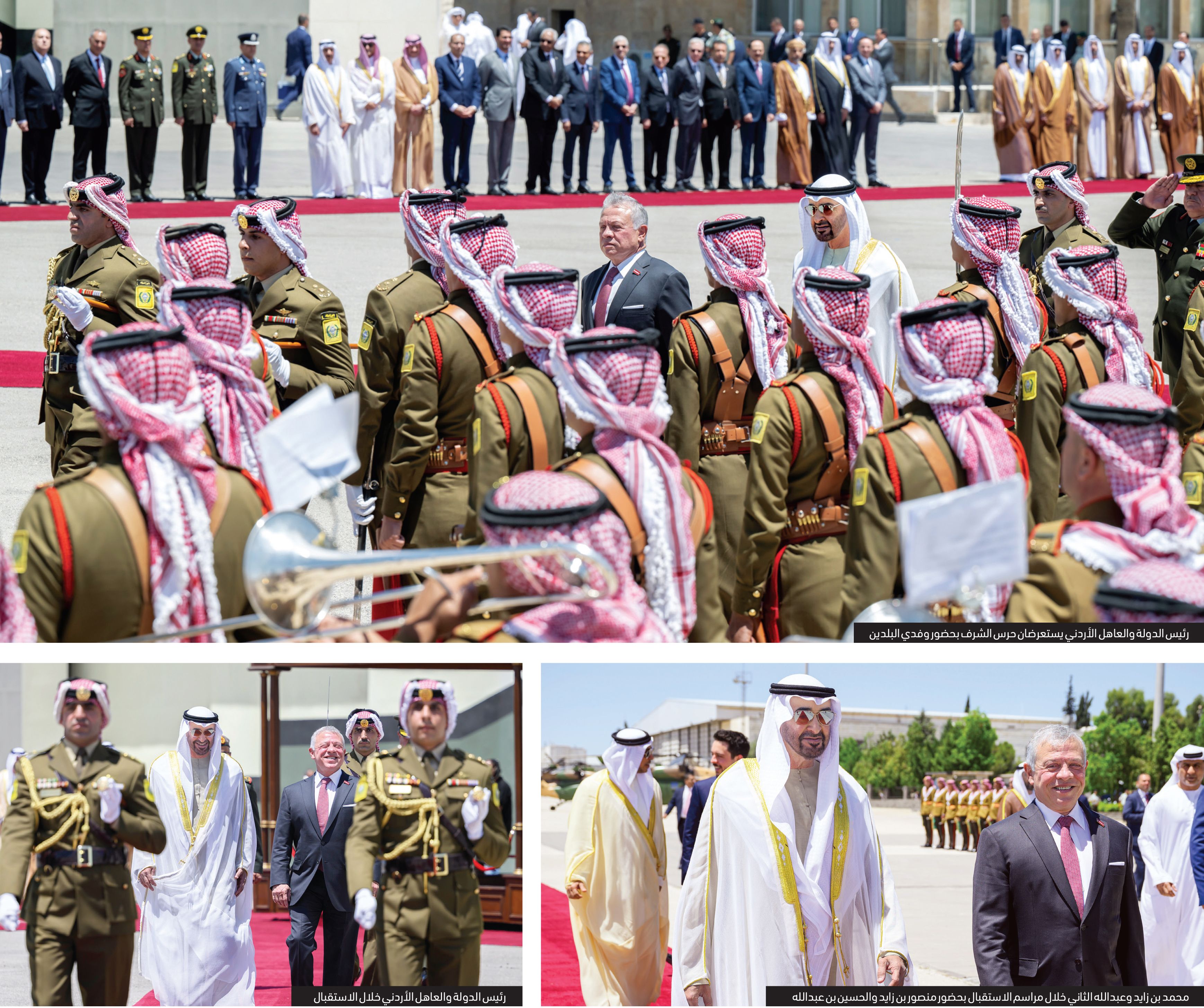 محمد بن زايد: الإمارات والأردن تجمعهما رؤى مشتركة لتحقيق التنمية المستدامة والسلام والازدهار