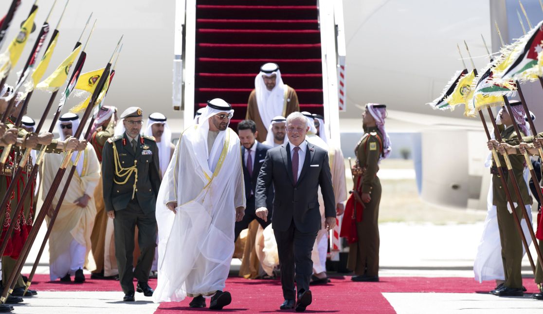 محمد بن زايد: الإمارات والأردن تجمعهما رؤى مشتركة لتحقيق التنمية المستدامة والسلام والازدهار