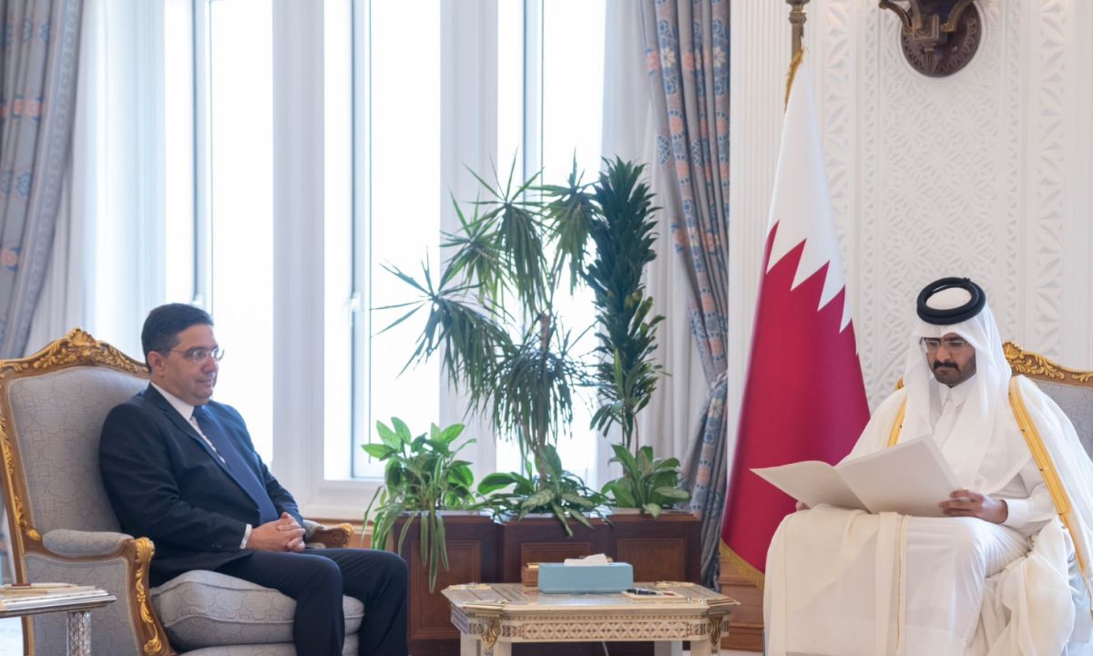 سمو السمو يتلقى رسالة من ملك المغرب