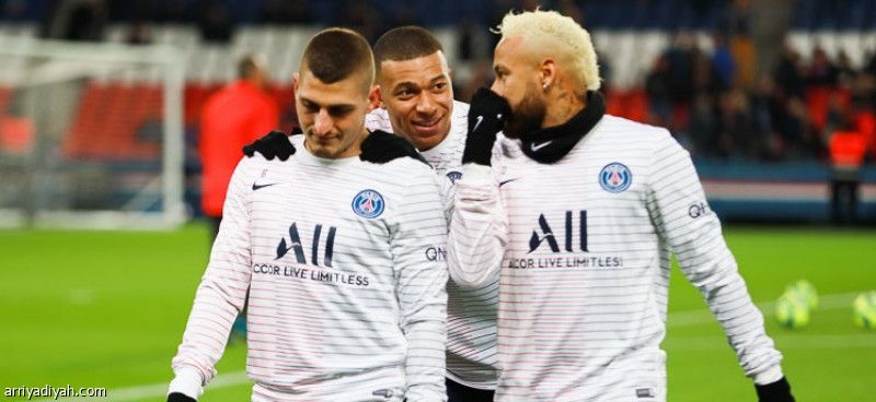 مبابي ونيمار وفيراتي خارج قائمة باريس أمام لوريان