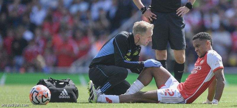 أرسنال يعلن إصابة تيمبر بقطع كامل في الرباط