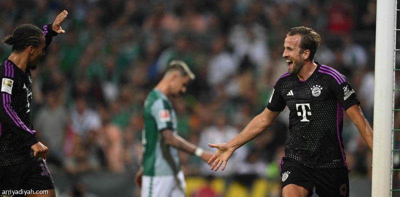 بايرن يكتسح فيردر بريمن .. وكين يضع بصمته الأولى