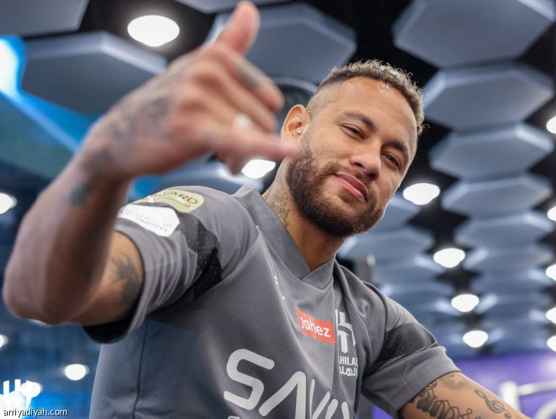 نيمار يظهر في تدريبات الهلال