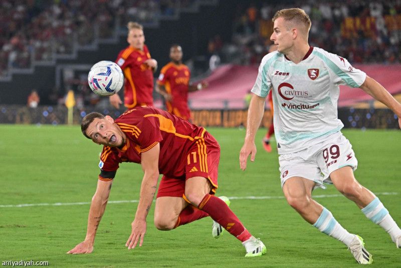 الدوري الإيطالي.. روما يتعادل مع ساليرنيتانا