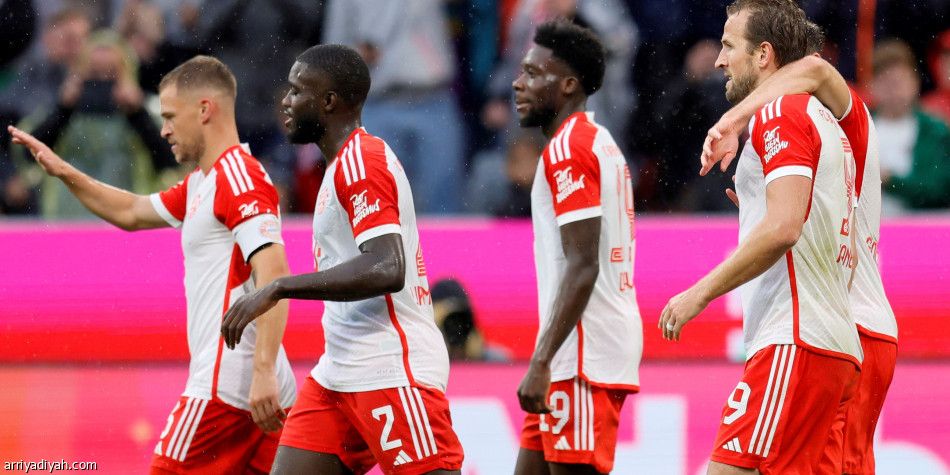 ثنائية كين تقود بايرن إلى عبور أوجسبورج