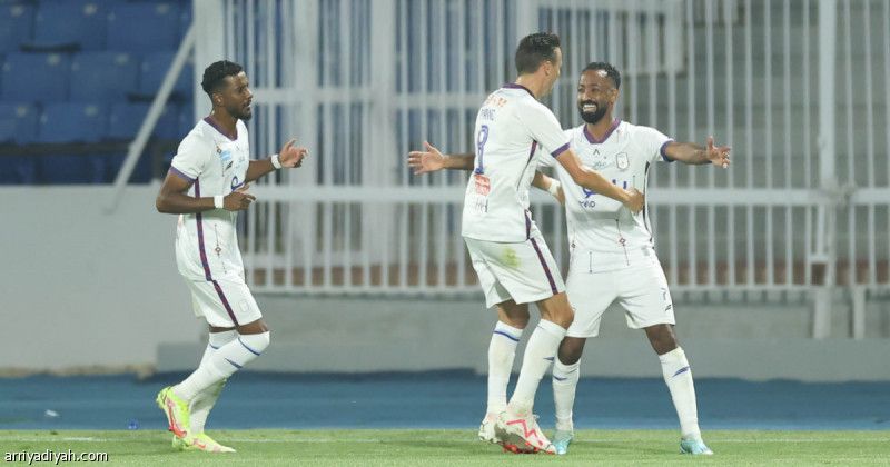 أبها يعطل الفيحاء بالخسارة الأولى