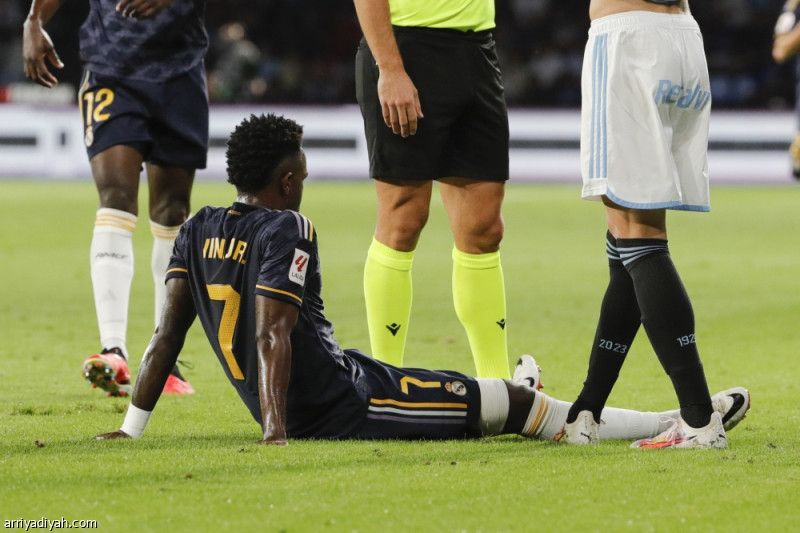 ريال مدريد يخسر جهود فينيسيوس 6 أسابيع