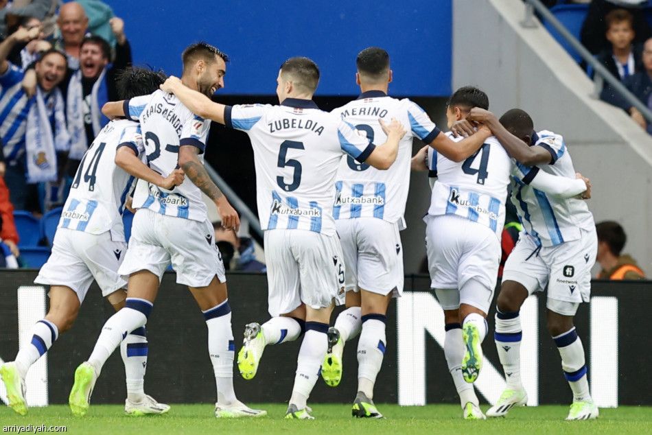 سوسيداد يقسو على غرناطة بخماسية