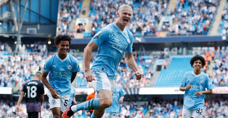 هاتريك هالاند يعيد الصدارة